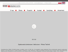 Tablet Screenshot of mimas.pl